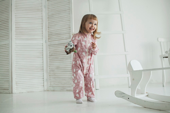 Комбинезон-пижама на молнии легкий "Снежные Пингвины" ЛКМ-БК-ПИНГ2 (размер 86) - Пижамы - интернет гипермаркет детской одежды Смартордер